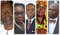 Some of the ministers-designate named by President Nana Akufo-Addo