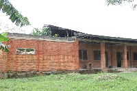 The abandoned dormitory at the St. Joseph Senior High Technical School