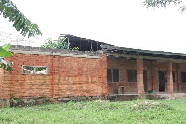 The abandoned dormitory at the St. Joseph Senior High Technical School