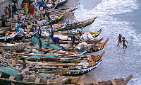 A fishing community in Ghana