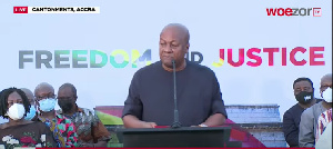 Flagbearer of the NDC, John Dramani Mahama