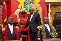 President Akufo-Addo at parliament