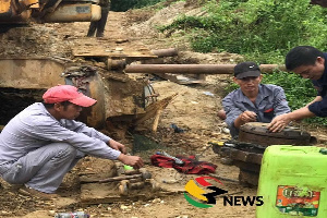 Chinese Illegal Miners In Kwahu 1