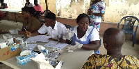 Some residents undergoing free health screening and medical treatment