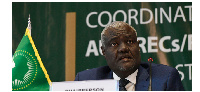 Chairperson of the African Union Commission Moussa Faki Mahamat.