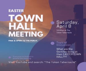 The Token Tabernacle livestreaming details