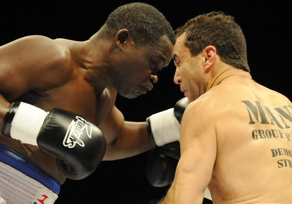 Azumah Nelson and Jeff Fenech