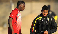 Sulley Muntari and Kevin-Prince Boateng