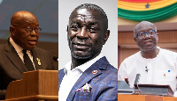 President Akufo-Addo, Prince Amoabeng and Ken Ofori-Atta