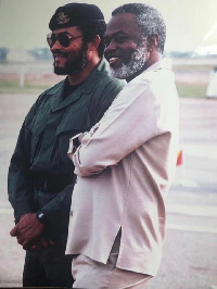 The late JJ Rawlings and Kojo Tsikata in a photo