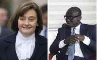 Cherie Blair and Godfred Dame