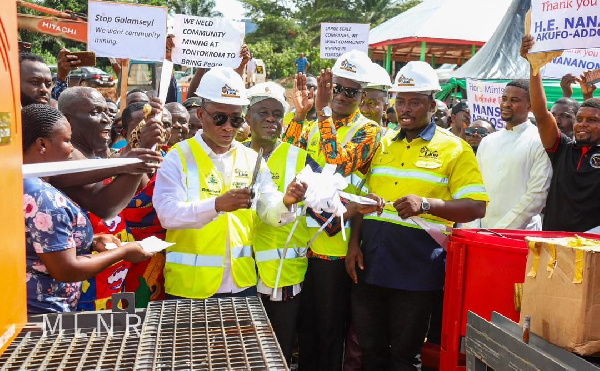 Deputy Minister for Lands and Natural Resources in charge of Mines George Mireku Duker