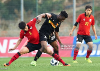 Mohammed Kudus in action during his debut game