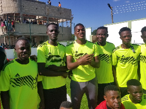 The training match ended 2-1 in favour of Sharaf Mahama