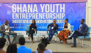 Panelists at the Ghana Youth Entrepreneurship Convention