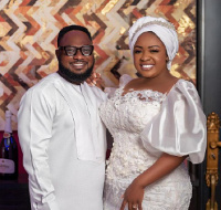 Frank Badu and wife, Tracey Boakye