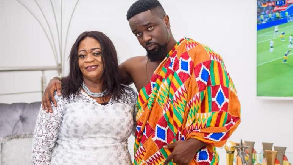 Sarkodie and mother