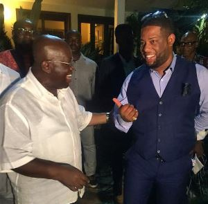 D-Black with Nana Akufo-Addo