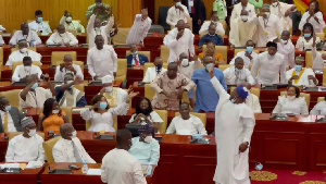 John Peter Amewu being booed by the NDC MPs-elect