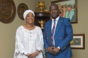 The Late Hajia Ramatu Mahama And Farouk Aliu Mahama