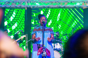 Diana Hamilton thrilled lots of music lovers at the Accra edition