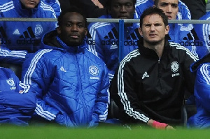 Michael Essien with Frank Lampard