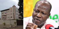 Russian Embassy building and James Kwabena Bomfeh