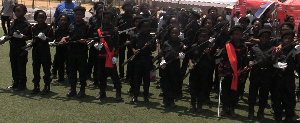 The Baby police squad of Bright Brain Academy at Ashaiman