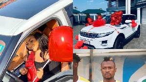 A file photo of the Range Rover Patrick Twumasi gifted to his wife