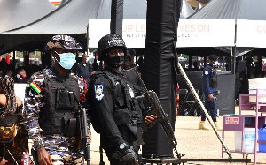 Police Personnel At Rawlings Funeral .jfif