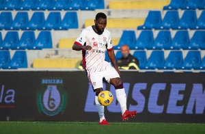 Kwadwo Asamoah Cagliari Debut