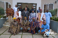 The delegation was led by Naa Alhassan Andani, Chief of Pishigu