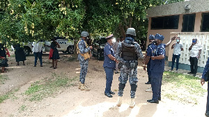 Some of the security personnel at the premise