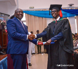 Vice President, Mahamudu Bawumia and Johnson Asiedu Nketia