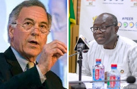 Prof Hanke and Ken Ofori-Atta