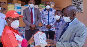 Vodafone Ghana Foundation donated PPE's and medical supplies to the Association