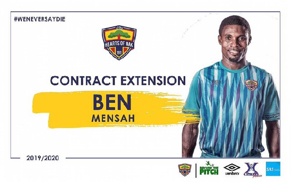 Hearts of Oak, Goalkeeper Ben Mensah