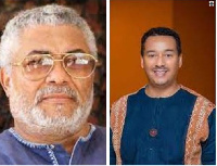 The late JJ Rawlings and Software programmer, David Nana Kwamena Bolton