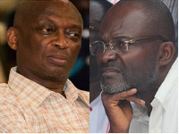 Veteran Journalist, Malik Kweku Baako and MP for  Assin Central, Kennedy Agyapong