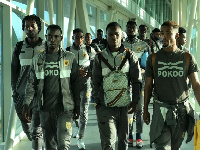 The Ashgold team left the Kotoko International Airport on Wednesday afternoon (1:40 PM)