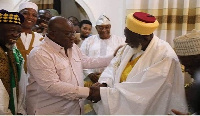 President Nana Akuffo Addo and National Chief Imam, Sheikh Osumanu Nuhu Sharubutu