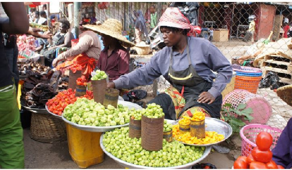 File Photo: Market women selling their wares