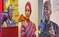 [L-R]: Alban Bagbin, Samira Bawumia, Dr. Mahamudu Bawumia