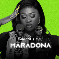 Sista Afia and DopeNation' s Maradona cover art