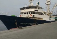 The Ghana Navy vessel that was hijacked by pirates in Benin