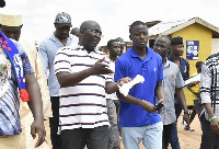 Dr. Bawumia with Kwabena Boadi