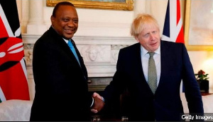 Uhuru Kenyatta & Boris Johnson - The two countries will co-host an education summit mid next year