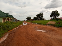 The deplorable state of Taha and Nantong Kpawumo road