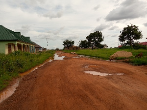 The deplorable state of Taha and Nantong Kpawumo road