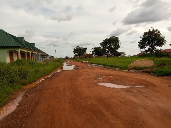 The deplorable state of Taha and Nantong Kpawumo road